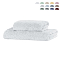 Set de 2 toallas de baño de algodón para rostro 110x60 y 60x40 Denver Promoción