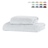 Set de 2 toallas de baño de algodón para rostro 110x60 y 60x40 Denver Promoción