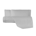 Juego de funda nórdica para cama doble con funda de almohada de algodón Toronto Coste