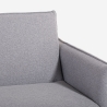 Sofá cama 3 plazas reclinable clic clac de tela beige Gamma Catálogo
