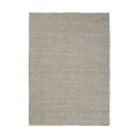Alfombra rectangular marrón y azul hecha a mano 160x230 Ruanda Promoción