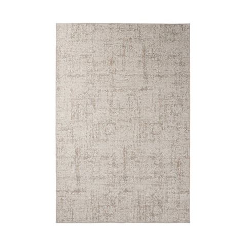 Alfombra moderna para salón 160x230cm gris beige yute poliéster Azra Promoción