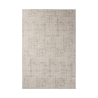 Alfombra moderna para salón 160x230cm gris beige yute poliéster Azra Promoción