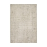 Alfombra para sala o cocina 200x290 cm beige de viscosa y lana Arena Promoción