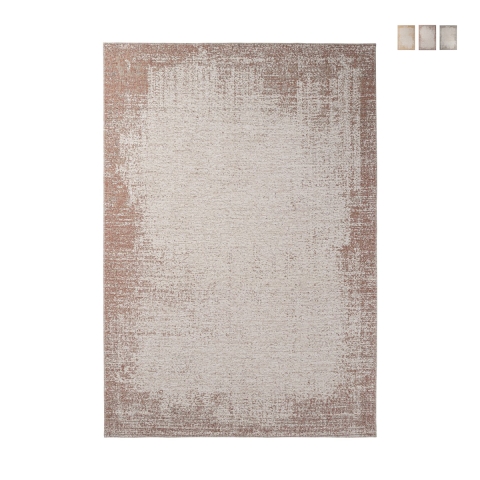 Alfombra moderna rectangular para sala 160x230 yute y poliéster Silva Promoción