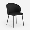 Silla moderna para comedor y cocina de diseño en tela Kadim Modelo