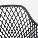 Silla de cocina moderna de diseño en polipropileno con reposabrazos Vetra Características