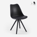 Silla moderna para comedor y cocina estilo nórdico Dorva Promoción