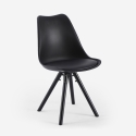 Silla moderna para comedor y cocina estilo nórdico Dorva Descueto