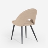 Silla de diseño elegante y acolchada para cocina y comedor Jarla Venta