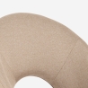 Silla de diseño elegante y acolchada para cocina y comedor Jarla Características