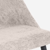 Silla moderna de chenilla para cocina, salón, comedor Lotur Stock