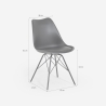 Silla moderna de diseño para cocina y comedor Sanja Modelo