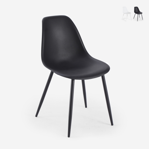 Silla elegante para cocina y comedor de polipropileno Lusar Promoción