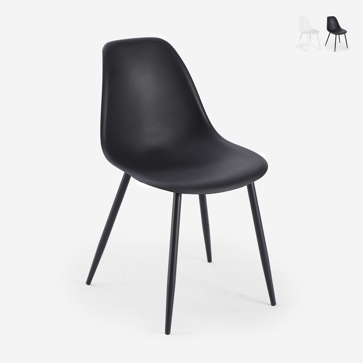 Silla elegante para cocina y comedor de polipropileno Lusar