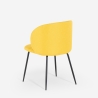Silla elegante tapizada en tela para cocina y comedor Kasva Oferta