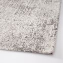 Alfombra moderna de salón rectangular 155x230 cm gris plata Suri Venta