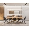 Alfombra moderna de salón rectangular 155x230 cm gris plata Suri Oferta