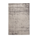 Alfombra moderna para sala 200x290 cm gris de chenilla y poliéster Yuno Promoción