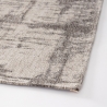 Alfombra moderna para sala 200x290 cm gris de chenilla y poliéster Yuno Venta