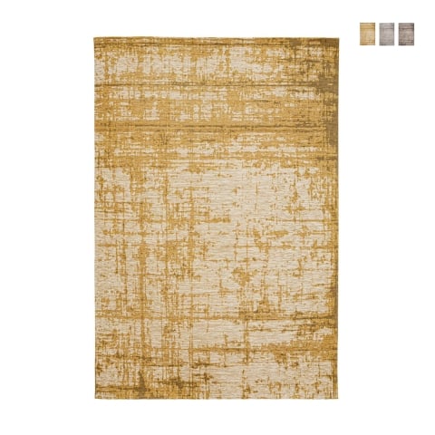 Alfombra moderna rectangular 155x230 para sala de estar o dormitorio Yuno Promoción