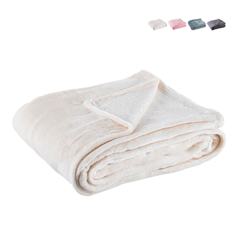 Manta suave de poliéster para sala de estar 130x160 Penelope Promoción
