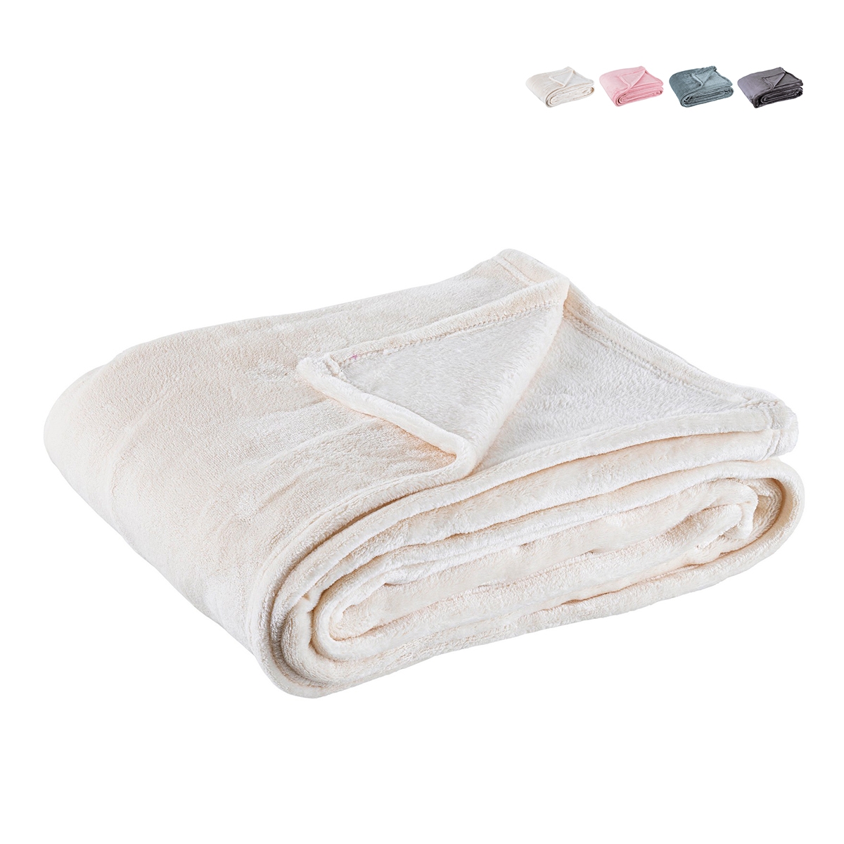 Manta suave de poliéster para sala de estar 130x160 Penelope Promoción