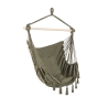 Silla colgante de jardín en tela con cojín 100x130 cm Juan Stock