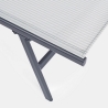 Tumbona reclinable para jardín blanca Bizzotto Arent Oferta
