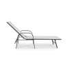 Tumbona reclinable para jardín blanca Bizzotto Arent Rebajas