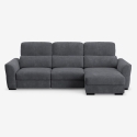 Sofá cama 3 plazas extraíble con chaise longue almacenaje derecha Nuro Catálogo