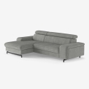 Sofá cama extraíble 3 plazas con chaise longue contenedor izquierda Vika Rebajas