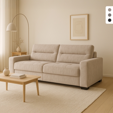 Sofá cama moderno de 2 plazas con extraíble 274x97cm Rali Promoción