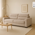 Sofá cama moderno de 2 plazas con extraíble 274x97cm Rali Promoción