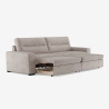 Sofá cama moderno de 2 plazas con extraíble 274x97cm Rali Venta
