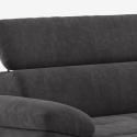 Sofá moderno de 3 plazas con chaise longue a la derecha y reposacabezas ajustable Torav Elección