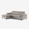 Sofá 3 plazas con chaise longue izquierda y reposacabezas reclinable Rilo Venta