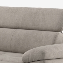 Sofá 3 plazas con chaise longue izquierda y reposacabezas reclinable Rilo Elección