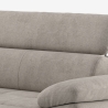 Sofá 3 plazas con chaise longue izquierda y reposacabezas reclinable Rilo Elección