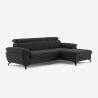 Sofá cama con chaise longue derecha con almacenamiento, reposacabezas ajustable Zuna Elección