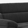 Sofá cama con chaise longue derecha con almacenamiento, reposacabezas ajustable Zuna Características