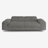 Sofá de diseño moderno de 3 plazas con reposacabezas ajustable Felon Oferta