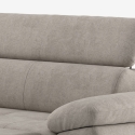 Sofá cama moderno de 3 plazas con chaise longue con almacenamiento a la izquierda Miral Características