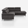 Sofá cama 3 plazas ajustable con chaise longue derecha con almacenamiento Tova Elección