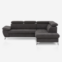 Sofá cama 3 plazas ajustable con chaise longue derecha con almacenamiento Tova Modelo
