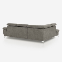 Sofá cama moderno de 3 plazas con chaise longue y almacenamiento a la izquierda Vera Características