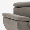 Sofá cama moderno de 3 plazas con chaise longue y almacenamiento a la izquierda Vera Medidas