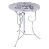 Set de mesa blanca con 2 sillas plegables para exterior Le Regole della Colazione Rebajas