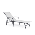 Tumbona reclinable para jardín blanca Bizzotto Arent Promoción