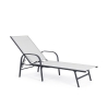 Tumbona reclinable para jardín blanca Bizzotto Arent Promoción